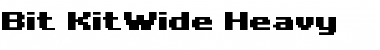 Bit KitWide Heavy Regular Font