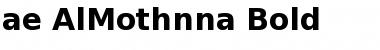 ae_AlMothnna Font