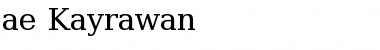 Download ae_Kayrawan Font