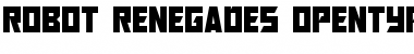 Download Robot Renegades Font