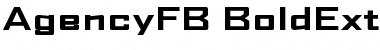 AgencyFB Regular Font