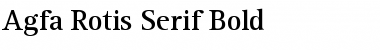 AgfaRotisSerif Bold Font