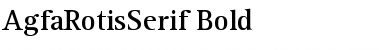 Agfa Rotis Serif Bold Font