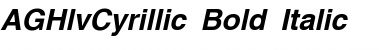 AGHlvCyrillic Bold-Italic Font