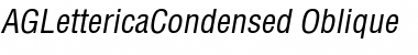 AGLettericaCondensed Font