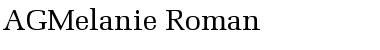 AGMelanie Roman Font