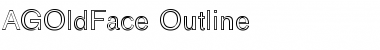 AGOldFace Outline Font