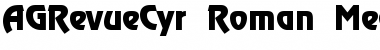 AGRevueCyr-Roman Medium Font