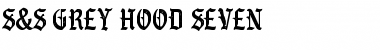 S&S GreyHood Seven Regular Font