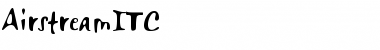 Download AirstreamITC Font Download AirstreamITC Font