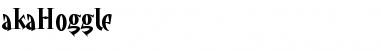akaHoggle Regular Font akaHoggle Regular Font