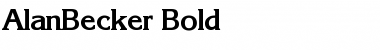 AlanBecker Bold