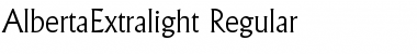 Download AlbertaExtralight Font Download AlbertaExtralight Font