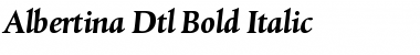 Download Albertina Dtl Bold Italic Font Download Albertina Dtl Bold Italic Font