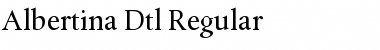 Download Albertina Dtl Regular Font Download Albertina Dtl Regular Font