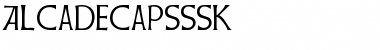 AlcadeCapsSSK Regular Font