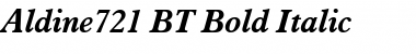 Aldine721 BT Bold Italic