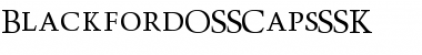 BlackfordOSSCapsSSK Regular Font