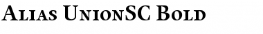 Download Alias UnionSC Bold Font