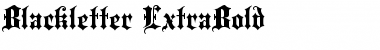 Blackletter ExtraBold