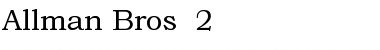 Download Allman Bros. 2 Font Download Allman Bros. 2 Font