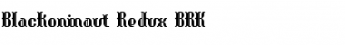 Download Blackoninaut Redux BRK Font