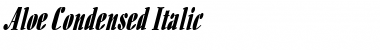 Aloe-Condensed Italic