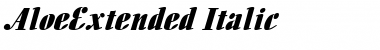 AloeExtended Italic