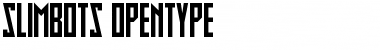 Slimbots Regular Font