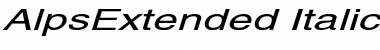 AlpsExtended Font