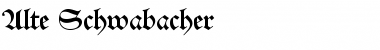Alte Schwabacher Regular Font Alte Schwabacher Regular Font