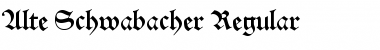 Alte-Schwabacher Regular Font