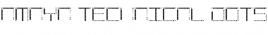 Amaya Technical Dots Font