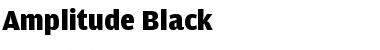 Download Amplitude-Black Font