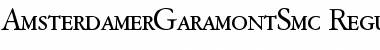 AmsterdamerGaramontSmc Regular Font AmsterdamerGaramontSmc Regular Font