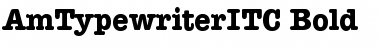 AmTypewriterITC Bold