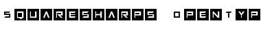 Squaresharps Regular Font