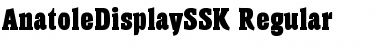 AnatoleDisplaySSK Regular Font