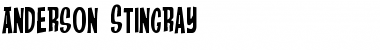 Anderson Stingray Regular Font