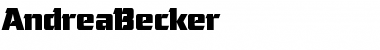 AndreaBecker Font