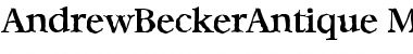 AndrewBeckerAntique-Medium Font