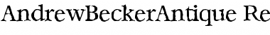 AndrewBeckerAntique Font