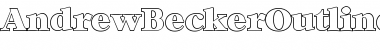 AndrewBeckerOutline-Heavy Regular Font