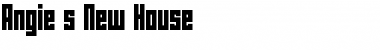 Angie's New House Regular Font Angie's New House Regular Font