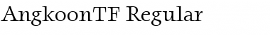 AngkoonTF-Regular Regular Font
