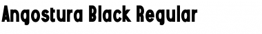 Angostura Black Regular Font Angostura Black Regular Font