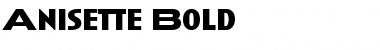 Download Anisette Bold Font Download Anisette Bold Font
