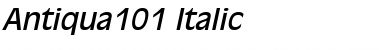 Antiqua101 Italic Font