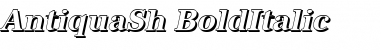 AntiquaSh BoldItalic Font