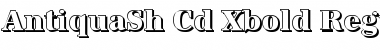 AntiquaSh-Cd-Xbold Regular Font